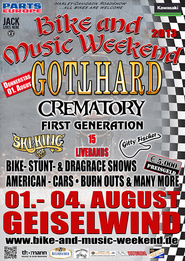 Bike and Music Weekend 2013