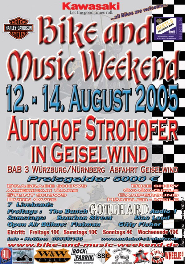 Bike and Music Weekend 2005